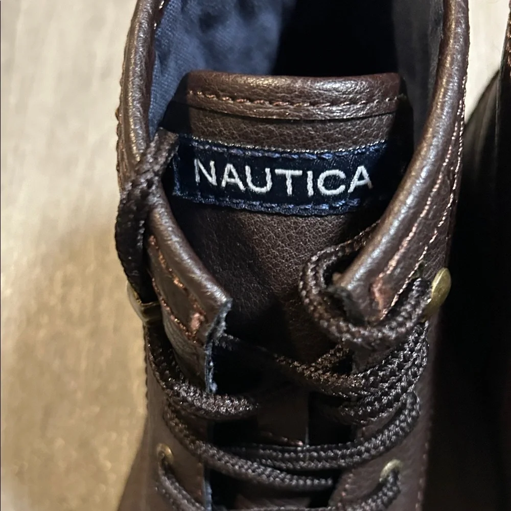 Nautica Kids' Brown Lace-Up Boots